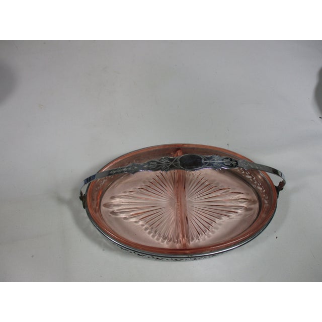 1930s 1930s Art Deco Relish Serving Dish For Sale - Image 5 of 11
