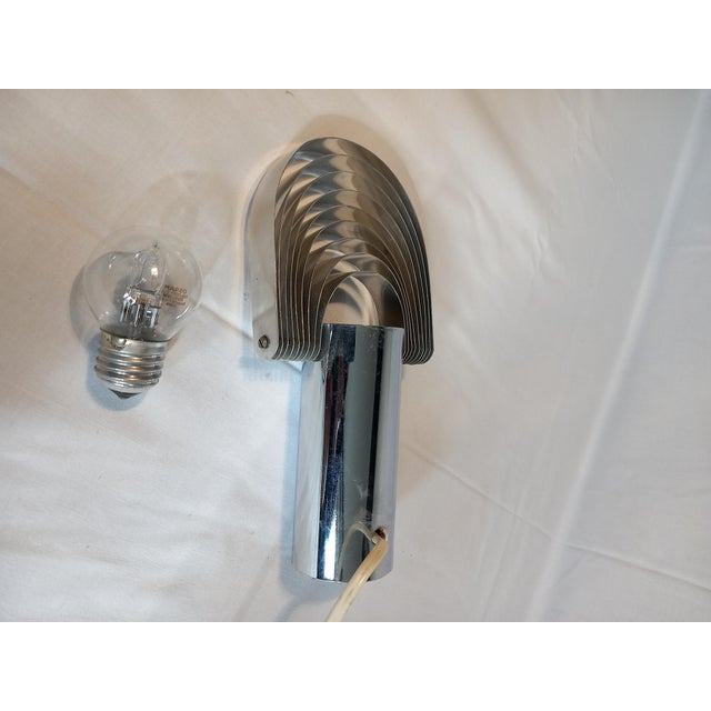 Silver Vintage Wall Lamp by E.R. Nele for Temde For Sale - Image 8 of 13