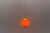 Mid-Century Modern Large Orange Glass Pendant Lamp from Peill & Putzler, 1960s For Sale - Image 3 of 12