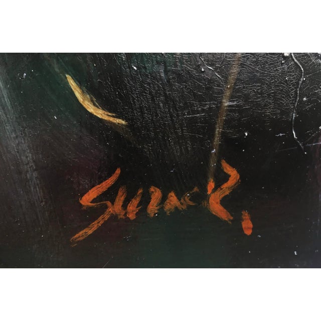 2000 - 2009 Roberto Suraci, Still Life Painting of Flowers, Oil on Canvas, Framed For Sale - Image 5 of 6