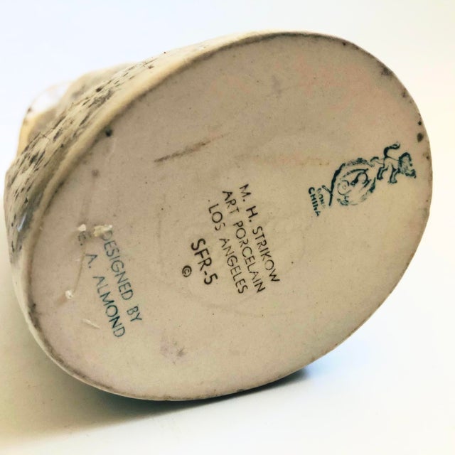 Mh Strikow Art Porcelain Tiki Vase For Sale - Image 9 of 9