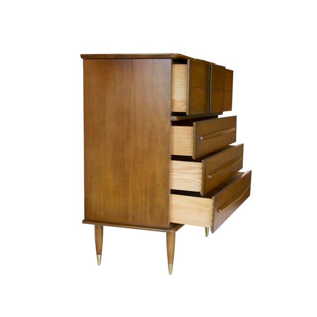 1950s MidCentury Modern United Furniture Corporation 4Drawer Chest of