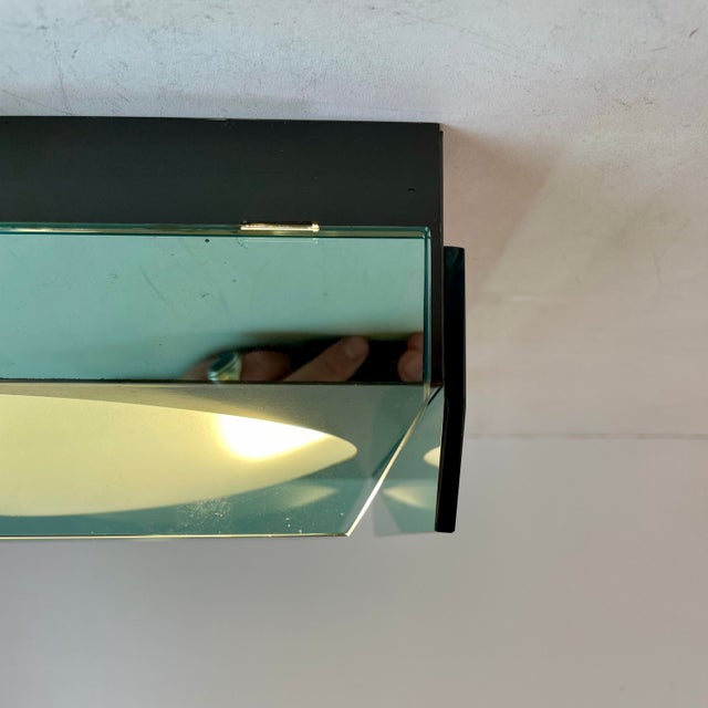 Glass Wall or Ceiling Bathroom Lamp, 1970s For Sale - Image 7 of 16