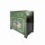 Chinese-inspired Distressed apple green Graphic Short Sideboard Console Cabinet. This exquisite piece of furniture...