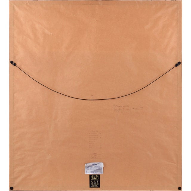 1990s "From Grief I Cannot Measure" Mixed-Media Collage Composition by Graham Moody, Framed For Sale - Image 12 of 12