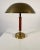 Mid-Century Modern Swedish Modern Brass and Leather Desk Lamp by Harald Notini for Böhlmarks, 1950s For Sale - Image 3 of 10