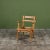 Brown "Sportstugemöbler" Woven Seat Armchair For Sale - Image 8 of 16