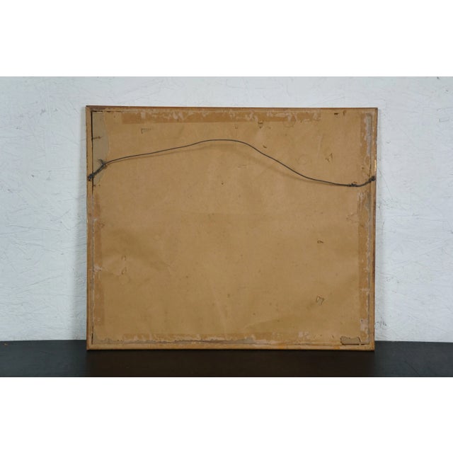 Antique Clough Bromley Signed Old Manor Estate House Etching 16" For Sale - Image 9 of 11