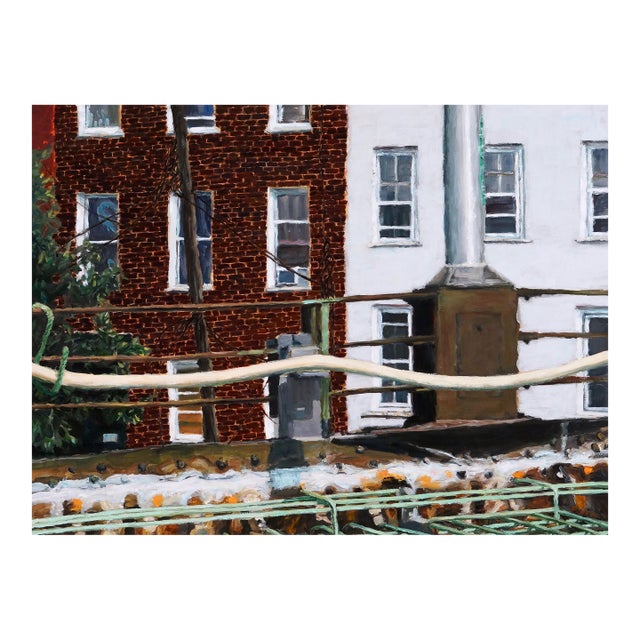 City Road Contemporary Oil Painting For Sale