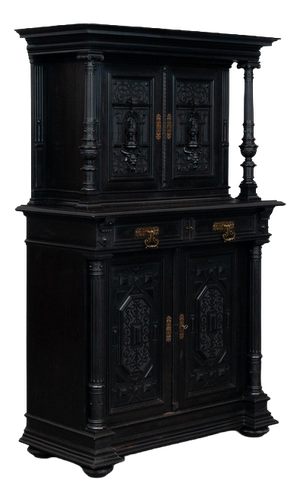Gründerzeit Sideboard in Black, 1800s