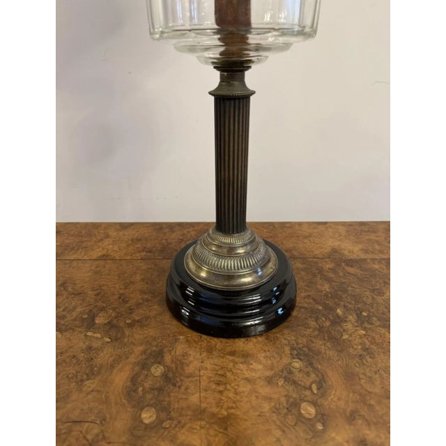 Antique Victorian Oil Lamp, 1880 For Sale - Image 6 of 7