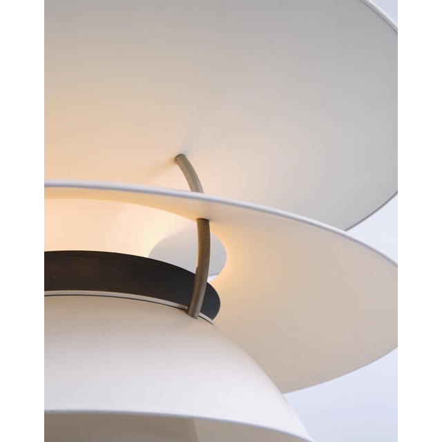 Blue Model PH 6½-6 Charlottenborg Pendant by Ebbe Christensen & Sophus Frandsen for Louis Poulsen, 1970s For Sale - Image 8 of 11