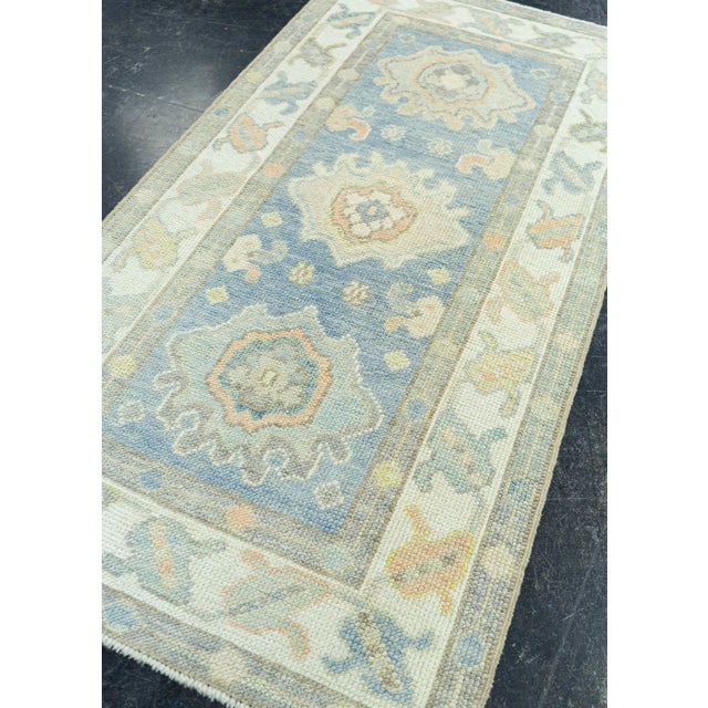 Turkish Turkish Oushak Rug 2'6" x 4'10" #19500 For Sale - Image 3 of 8