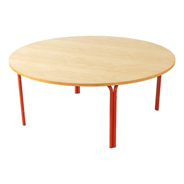 Steel Coffee Table, 1980s For Sale