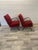 Set Retro Vintage Mad-Man Chairs, 1940 Used,need new upholstery Designer Jaroslav Smidek In good original condition Dims;...