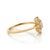 14k Gold Victorian Inspired Fancy Yellow Diamond Flower Cluster Ring Size 4 For Sale - Image 9 of 17