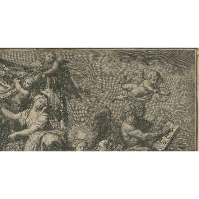 Allegory of Emperor Charles VI and the Habsburg Monarchy, 1720, Engraving For Sale - Image 11 of 13