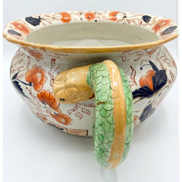 Asian Early 20th Century Mason's Ironstone China Pitcher and Basin Set For Sale - Image 3 of 4
