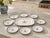 Vintage Neoclassical Cobalt Blue & White Porcelain Serving Set - Platter & 8 Dessert Plates - 9 Pieces For Sale In West Palm - Image 6 of 12