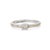 0.30 Ct Solitaire Diamond Unisex Engagement Ring in 18k White Gold Size 8.5 For Sale - Image 4 of 9