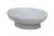 A Vinca Collection Pearl White Oval Soap Dish.