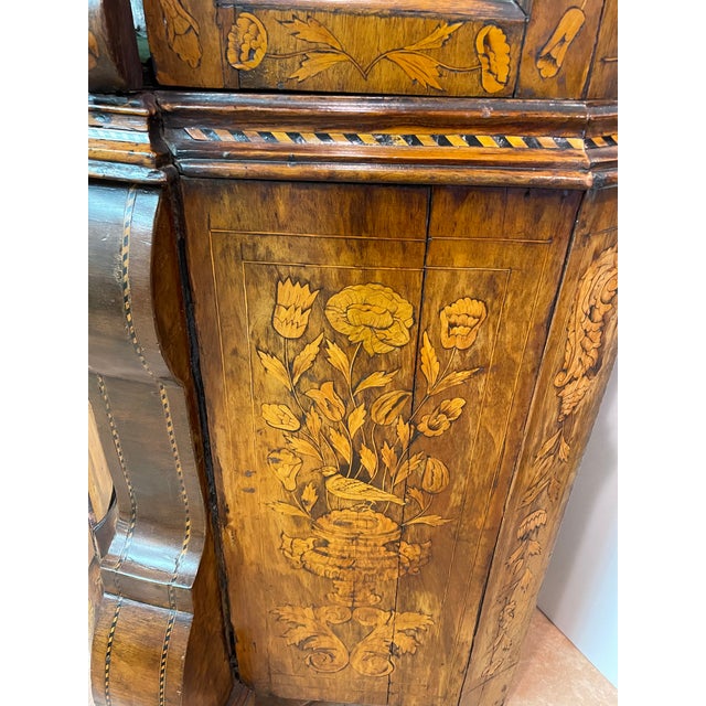 Brown Antique French Provincial China Hutch 1800s For Sale - Image 8 of 12