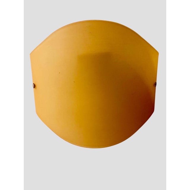 1990s Toso Wall Lights in Yellow Gold Murano Glass, Italy, 1990, Set of 2 For Sale - Image 5 of 9