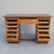 Brown Oak Roll-Front Desk, Czechoslovakia, 1930s For Sale - Image 8 of 9