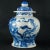 Chinese Lidded Jar Blue and White With Crackle Kangxi Mark 19th Century For Sale - Image 13 of 13