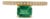 14k Yellow Gold Octagon Cut Floating 1 Carat Emerald Diamond Ring Size 4 For Sale