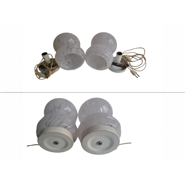 AVMazzega Table Lamps by Aldo Nason for Mazzega, 1960s, Set of 2 For Sale - Image 4 of 7