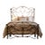 Antique Victorian Iron Bed For Sale