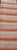 Textile Vintage Turkish Kilim Runner With Coral, Tan, and Sky Blue Stripes For Sale - Image 7 of 12