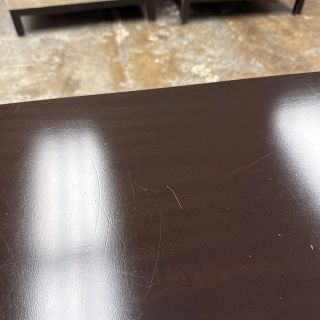 Contemporary Saw Horse Base Table For Sale - Image 10 of 12
