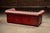 Vintage Leather Tufted Chesterfield Sofa With Nailhead Trim in Burgundy For Sale - Image 4 of 8