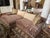 Textile Marge Carson Sofa With Decorative Trim For Sale - Image 7 of 12