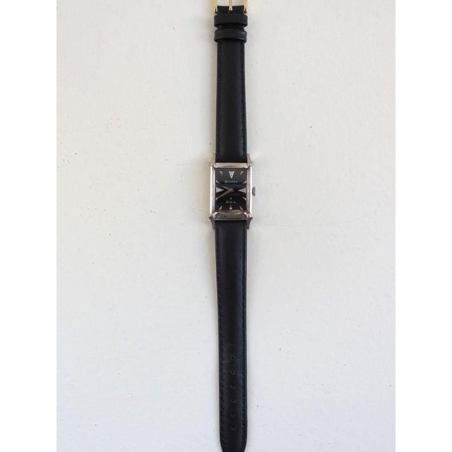 Metal Bulova Square 8AC Watch, 1958 For Sale - Image 7 of 16