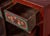 Brick Red Pair of 19th Century Chinese Gansu Red-Painted Cabinets With Polychrome Floral Decoration For Sale - Image 8 of 13