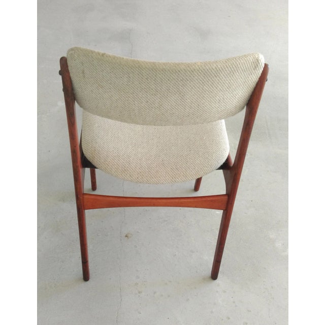 Danish Rosewood Dining Chairs by Erik Buch for Odense Maskinsnedkeri / O.D. Møbler, Restored with Customizable Reupholstery, 1960s, Set of 4 For Sale - Image 6 of 13