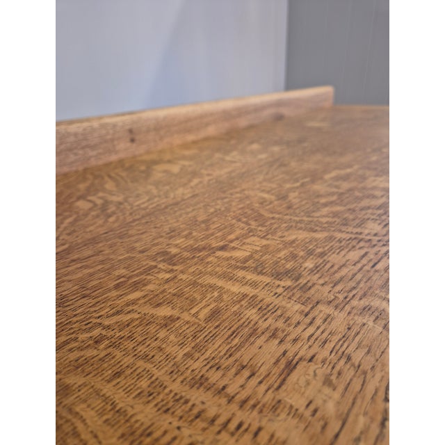 Wood Art Deco Oak Sideboard, 1930s For Sale - Image 7 of 18