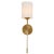 Modern Uttermost Awyr 1 Light Brass Sconce For Sale - Image 3 of 7