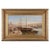 Textile William Webb, British Fishing Harbour Marine, 1900, Oil Painting For Sale - Image 7 of 7
