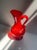 1970s Polish Ruby Red Glass Carafe by Ludwik Fiedorowicz, 1970s For Sale - Image 5 of 7