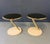 Vintage Pair of Casprini Italian Postmodern Side Tables in Brass, Grey Glass and Lacquer For Sale - Image 12 of 12