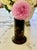 A beautifully decorated petite scale Chinoiserie spill vase hand decorated with an animated courtyard scene depicting...
