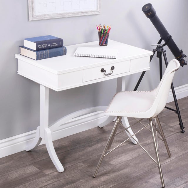Whether you work from home, need designated area for crafts, or just a place to keep your computer, this desk is an ideal...