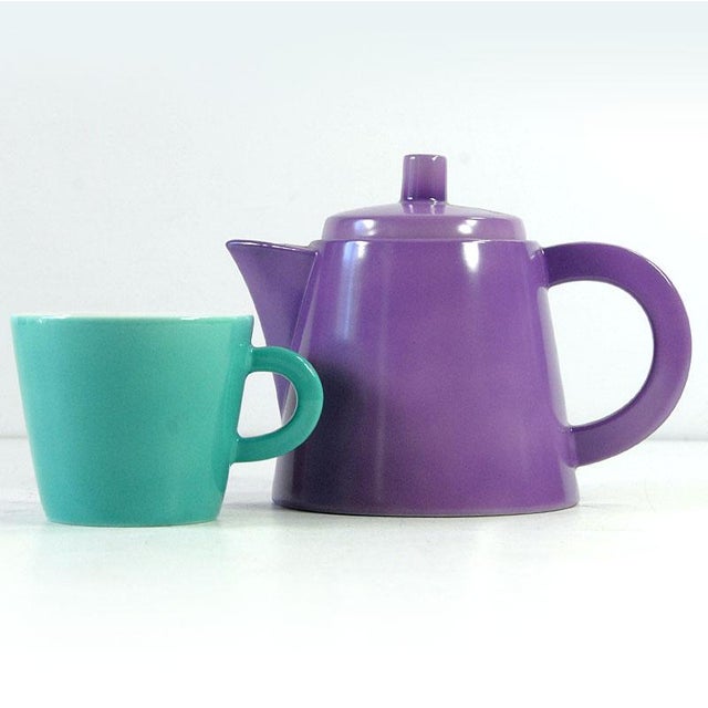 Postmodern Vip Collection porcelain tableware set, produced by Seltmann Weiden in the 1980s. The set includes a small...