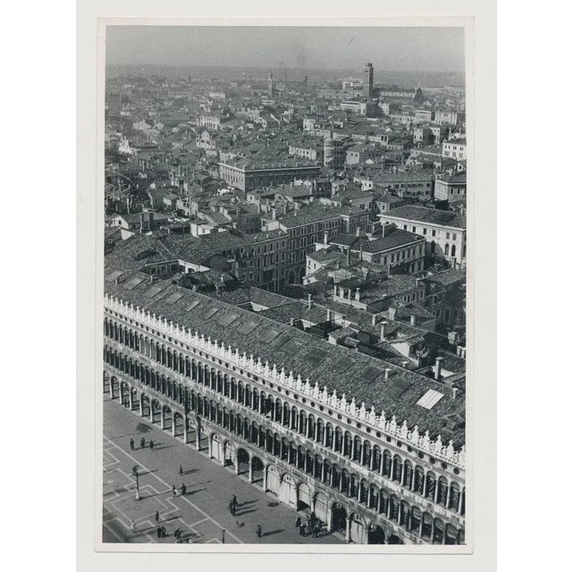 Erich Andres, Venice: St Mark's Square, Italy, 1955, Black & White Photograph For Sale - Image 3 of 3
