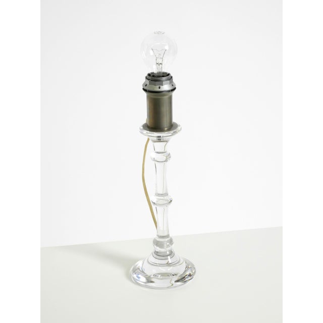 Metal Tiffany Table Lamp in Glass by Ingo Maurer for Design M, 1960s For Sale - Image 7 of 15