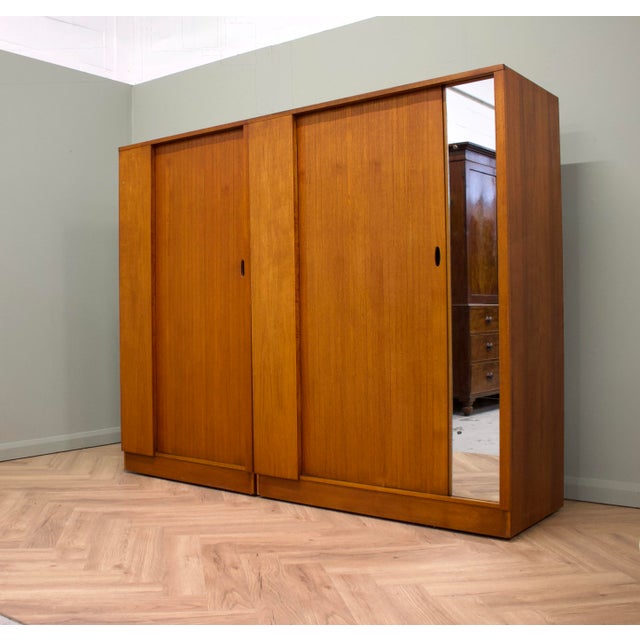 1960s Teak Double Door Wardrobe from Austinsuite, 1960s For Sale - Image 5 of 12